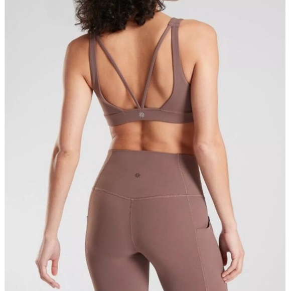 NWT Athleta Exhale Bra in Powervita - size Small, A-C cup - Picture 3 of 8